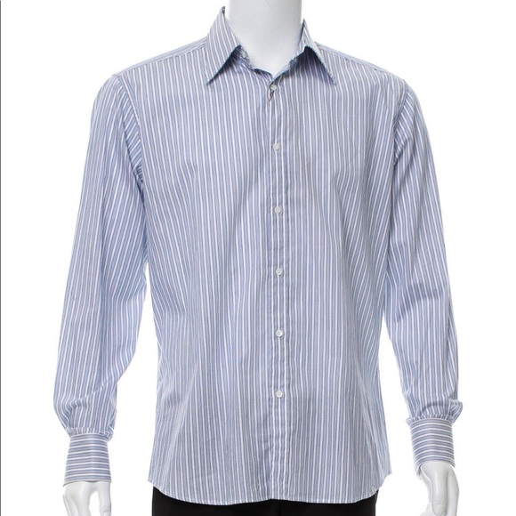 GUCCI Men’s Shirt Size 42 (16.5) NWT - Picture 1 of 3